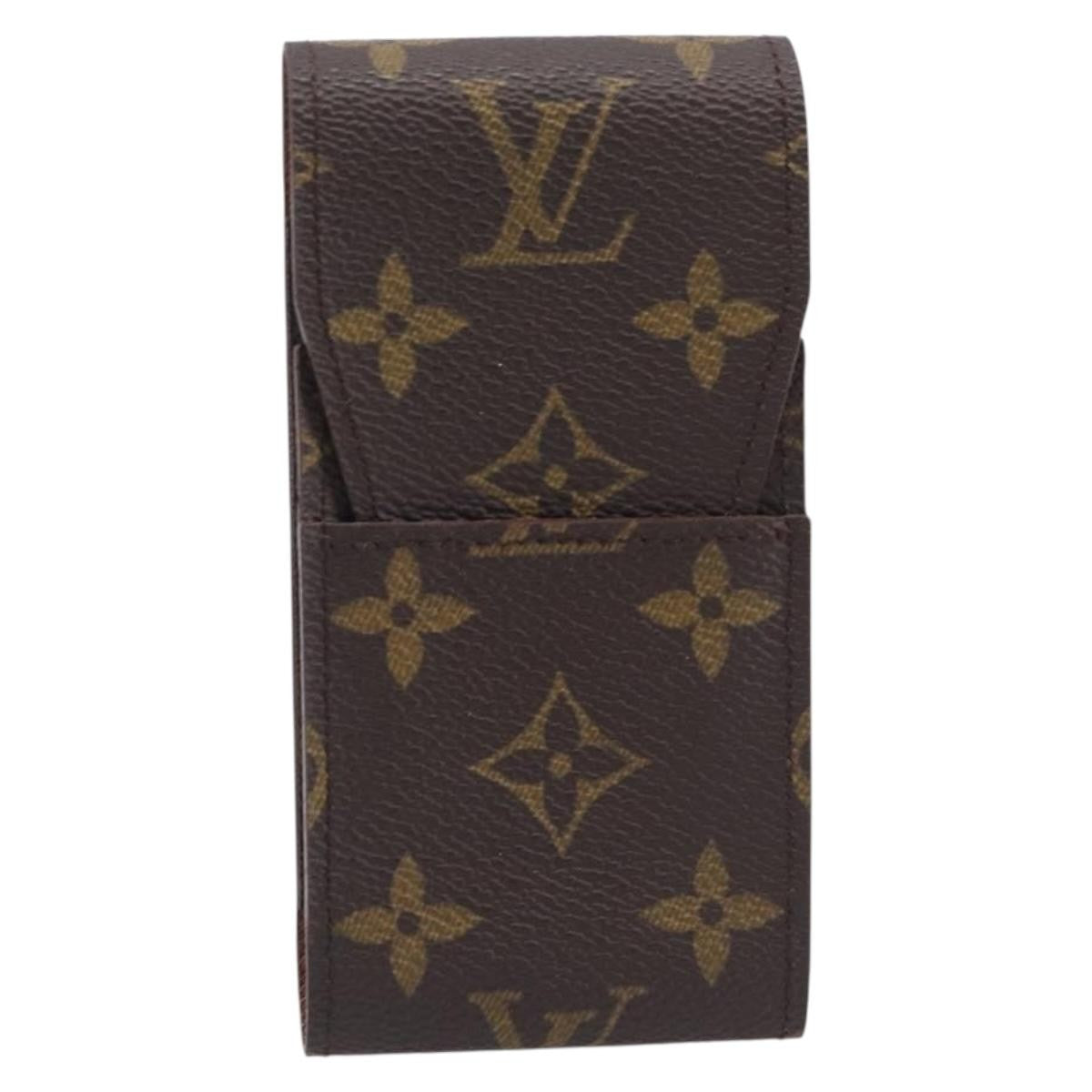 Louis Vuitton Cigarette Case Monogram Canvas, Brown, Canvas, Wallet