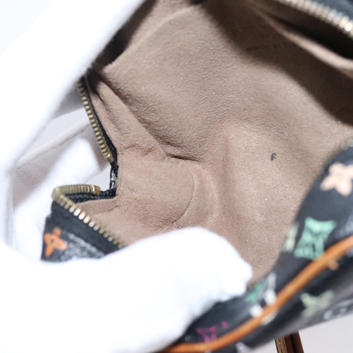 Louis Vuitton Wapity Trousse Monogram Multicolor, Black, Canvas, Clutch