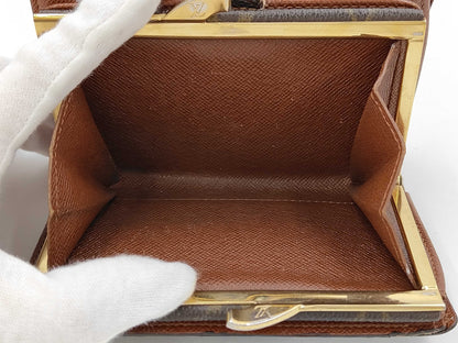 Louis Vuitton French Monogram Canvas, Brown, Canvas, Wallet
