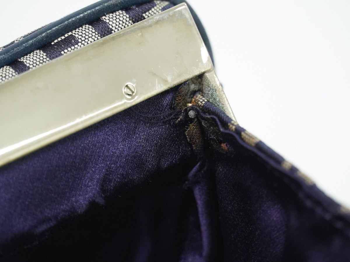 Fendi Vintage shoulderbag Canvas, Navy, Canvas, Shoulder Bag