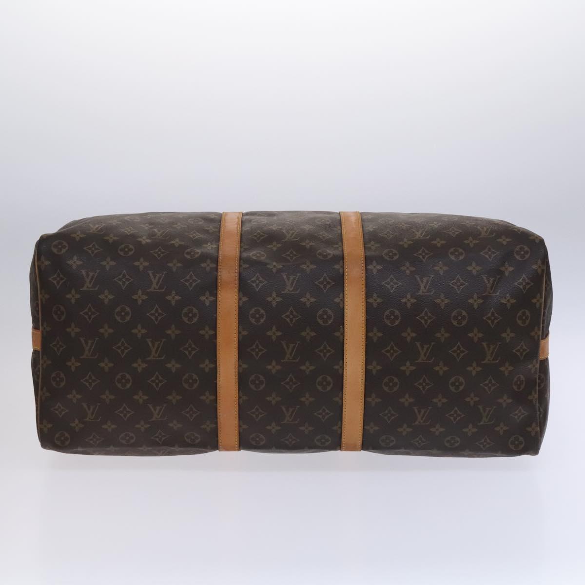 Louis Vuitton Keepall Bag Monogram Canvas, BROWN, CANVAS, Travel bag