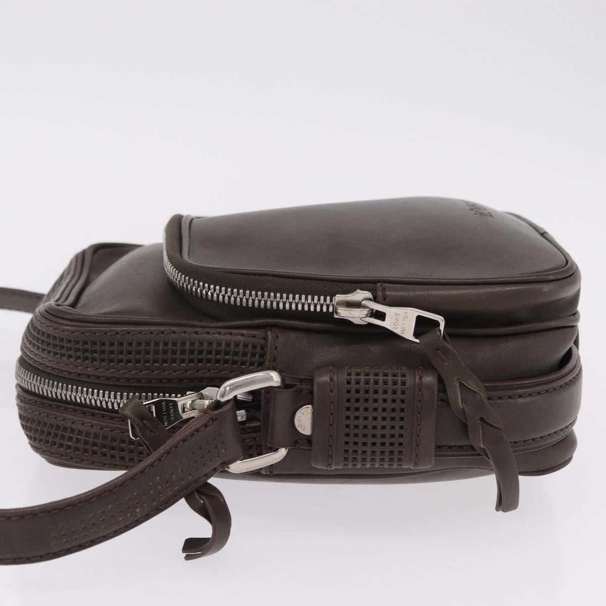 Louis Vuitton Bequia Trotter Messenger Nomade Leather, Brown, Leather, Handbag