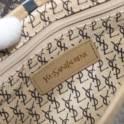 Saint Laurent Vintage Shoulder bag Canvas, Gray, Canvas, Shoulder Bag