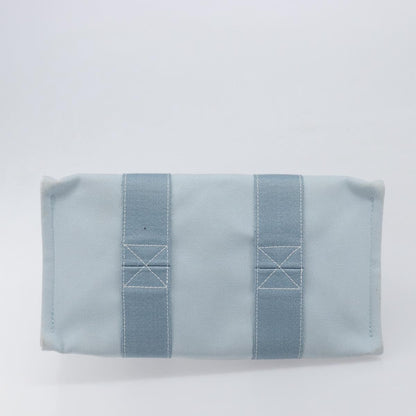 Hermes Bora Bora Toile, Blue, Canvas, Tote Bag