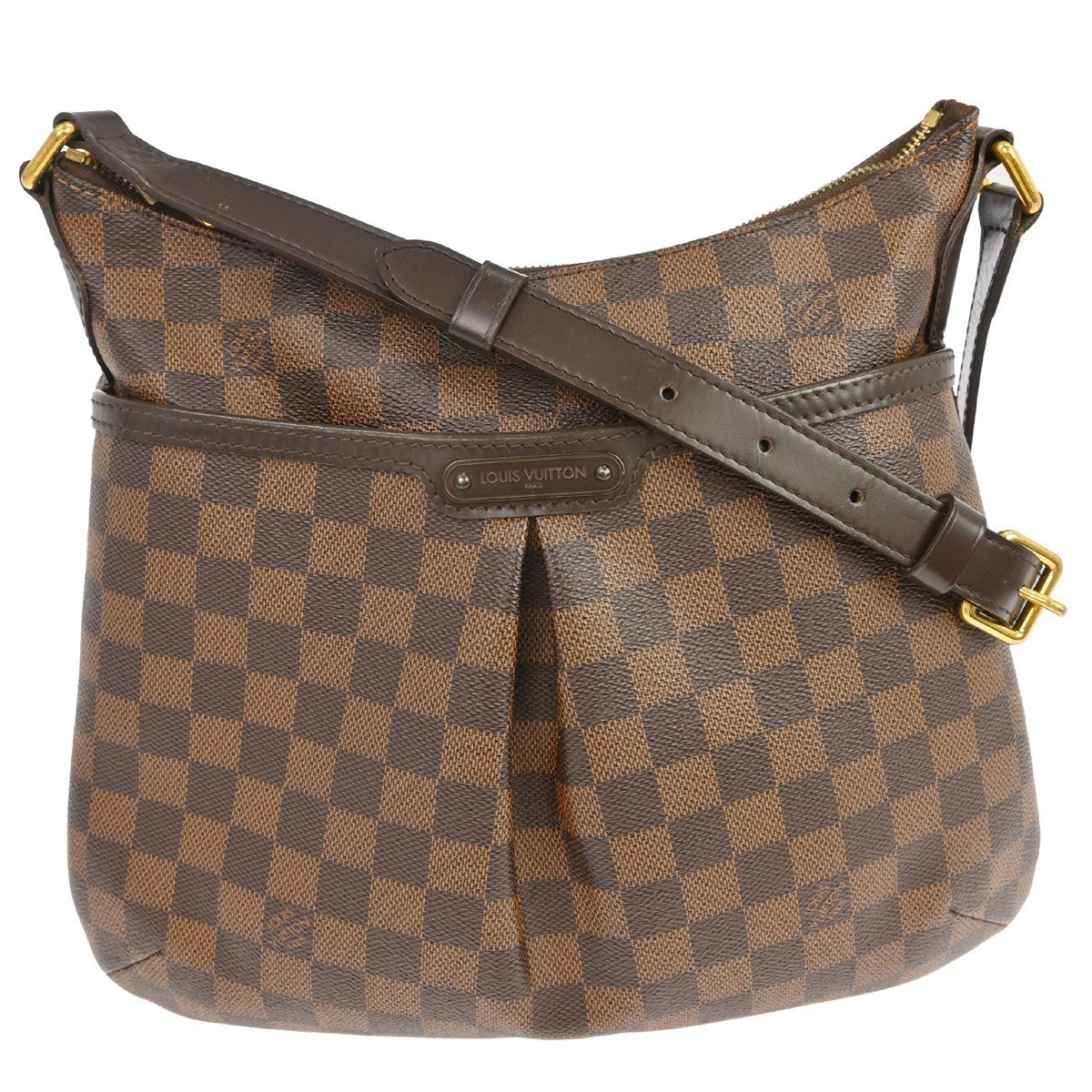Louis Vuitton Bloomsbury Damier, Brown, Canvas, Handbag