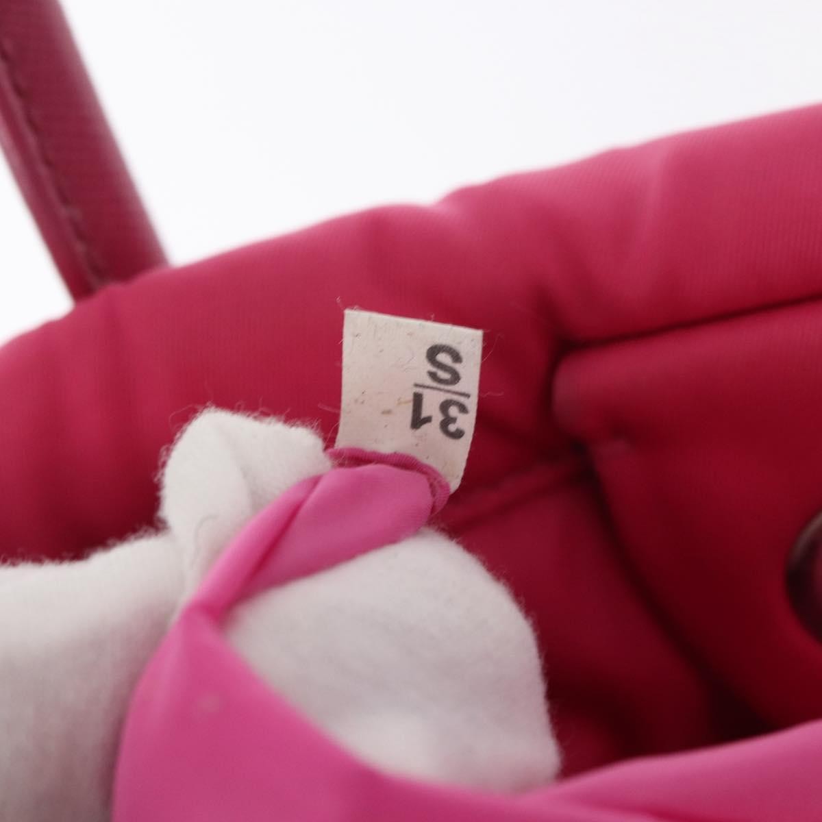Prada Bomber Tessuto, Pink, Nylon, Tote Bag