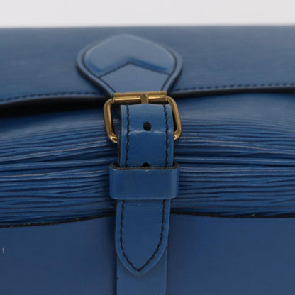 Louis Vuitton Cartouchiere Epi Leather, Blue, Leather, Shoulder Bag