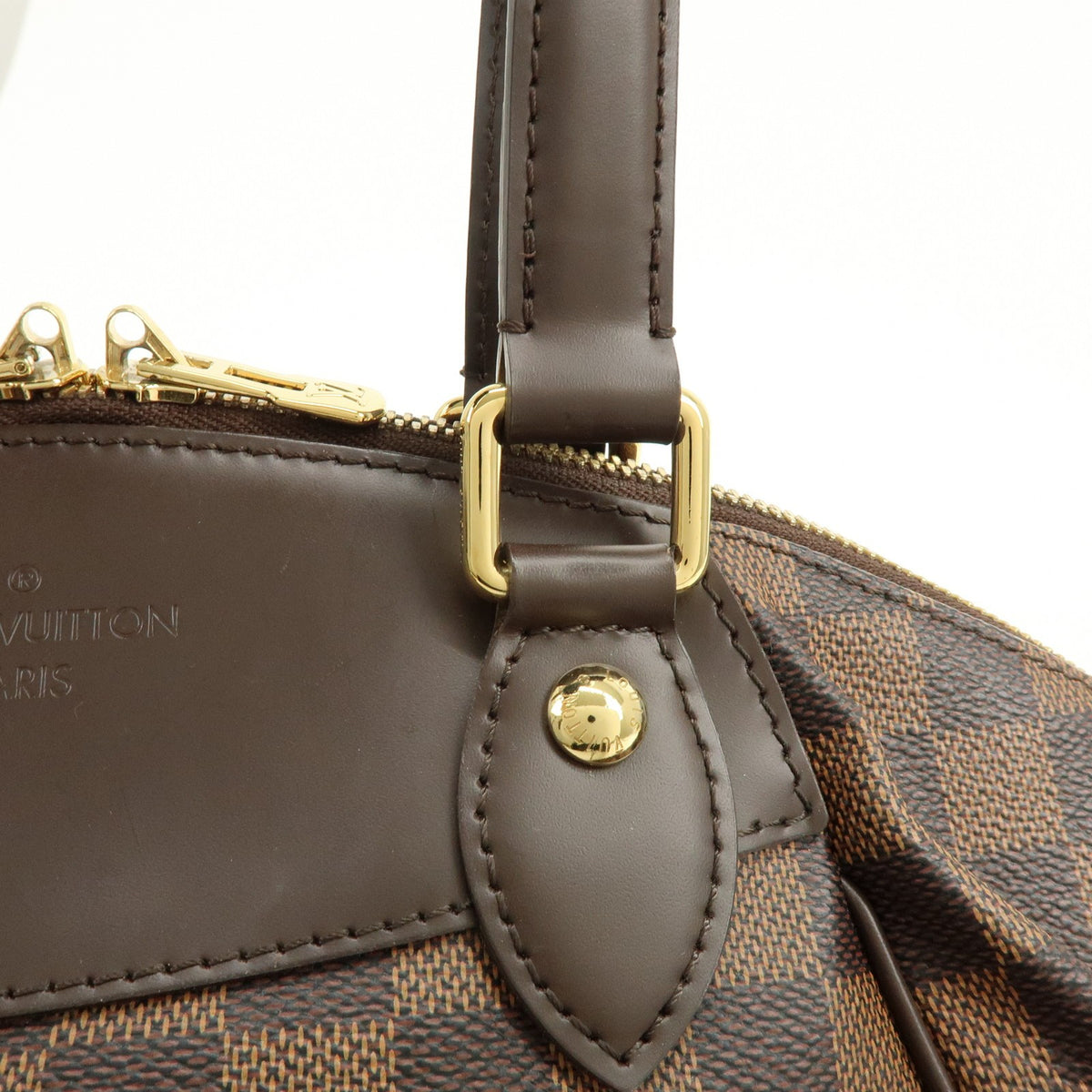 Louis Vuitton Verona Damier, Brown, Canvas, Handbag