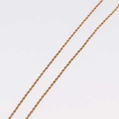 Christian Dior Vintage CD Heart Pendant Metal, Gold, Metal, Necklace