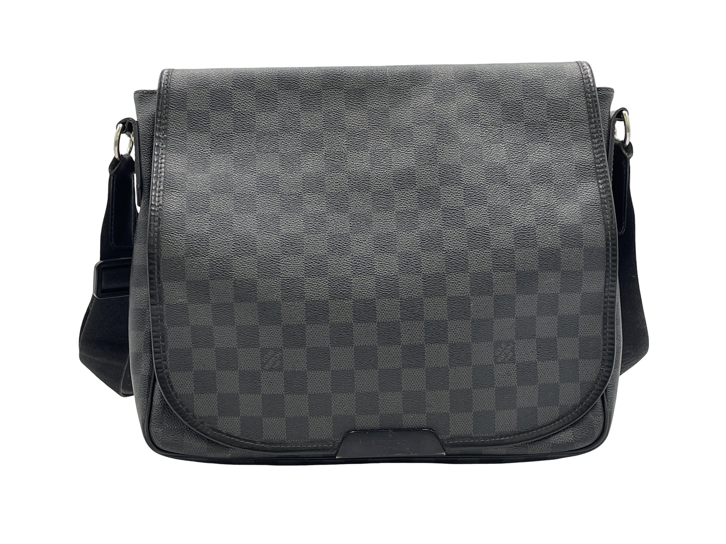 Louis Vuitton Daniel Messenger Damier Graphite, Black, Canvas, Shoulder Bag
