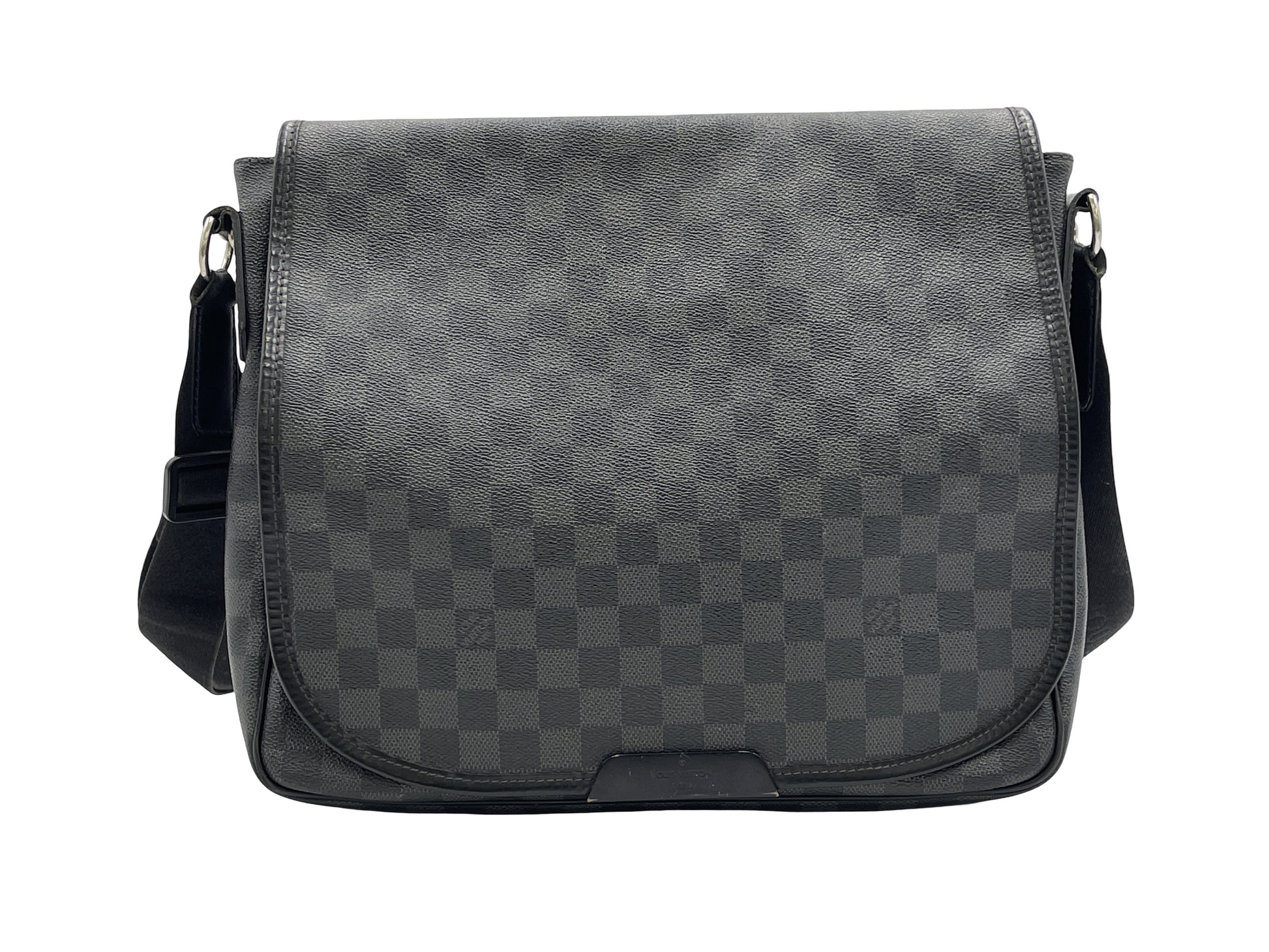 Louis Vuitton Daniel Messenger Damier Graphite, Black, Canvas, Shoulder Bag