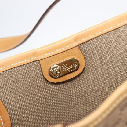 Gucci Sherry Line Tote Canvas, Beige, Canvas, Tote Bag