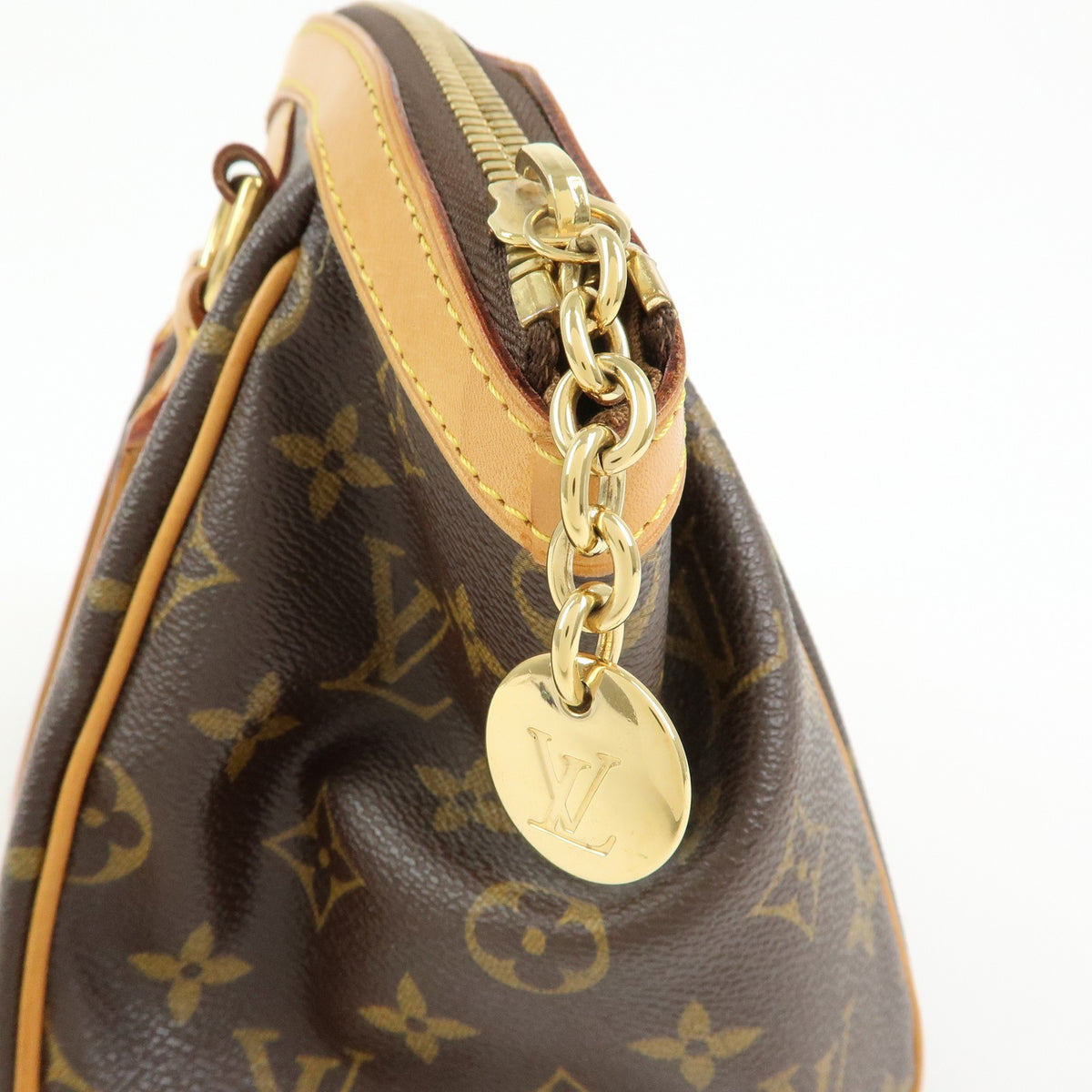 Louis Vuitton Tivoli Monogram Canvas, Brown, Canvas, Handbag