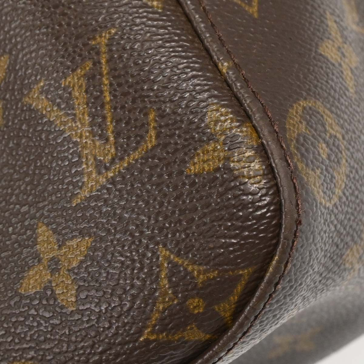 Louis Vuitton Looping Monogram Canvas, Brown, Canvas, Handbag