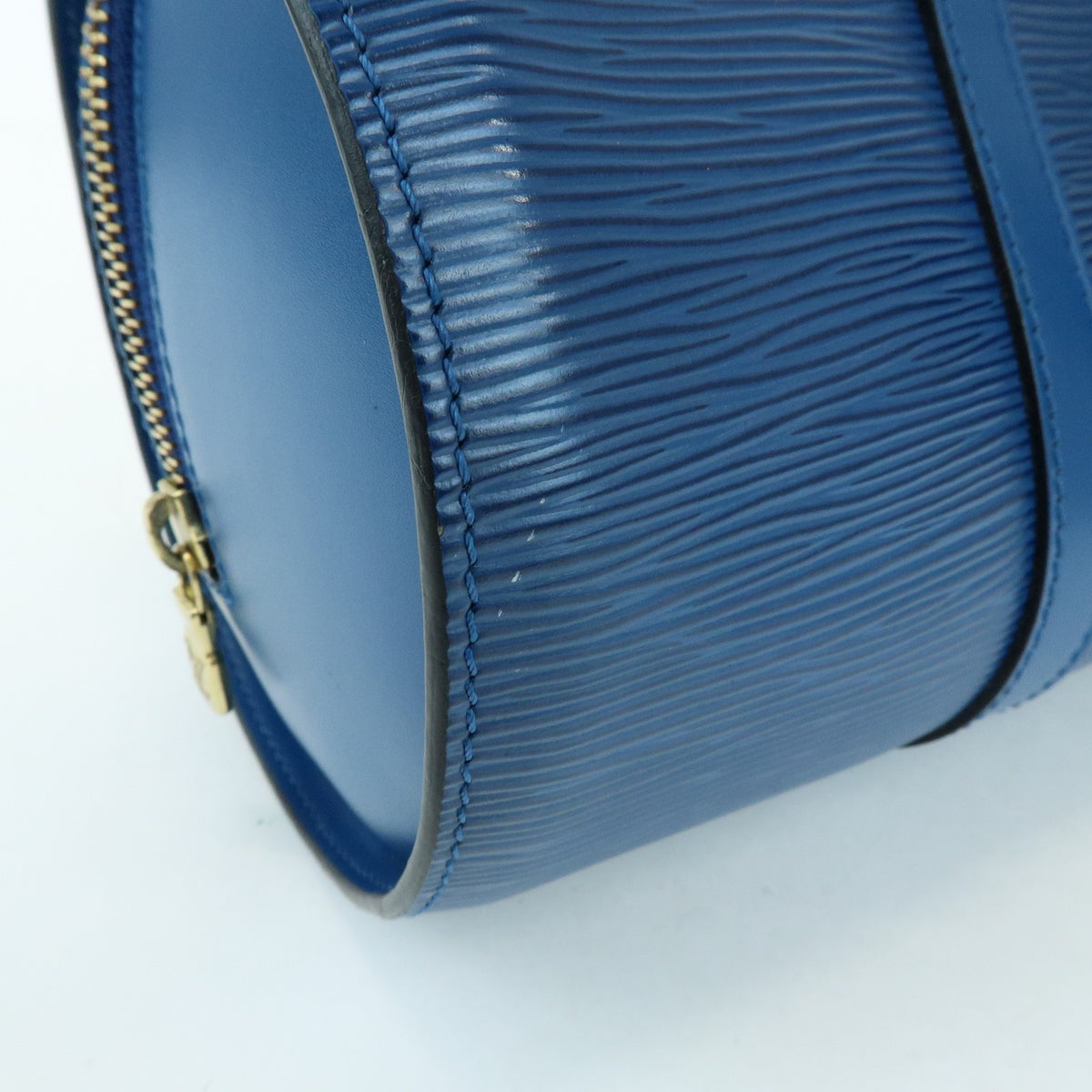 Louis Vuitton Soufflot Epi Leather, Blue, Leather, Tote Bag