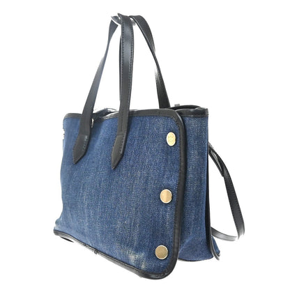 Givenchy Bond Shopper Denim, Blue, Denim, Tote Bag