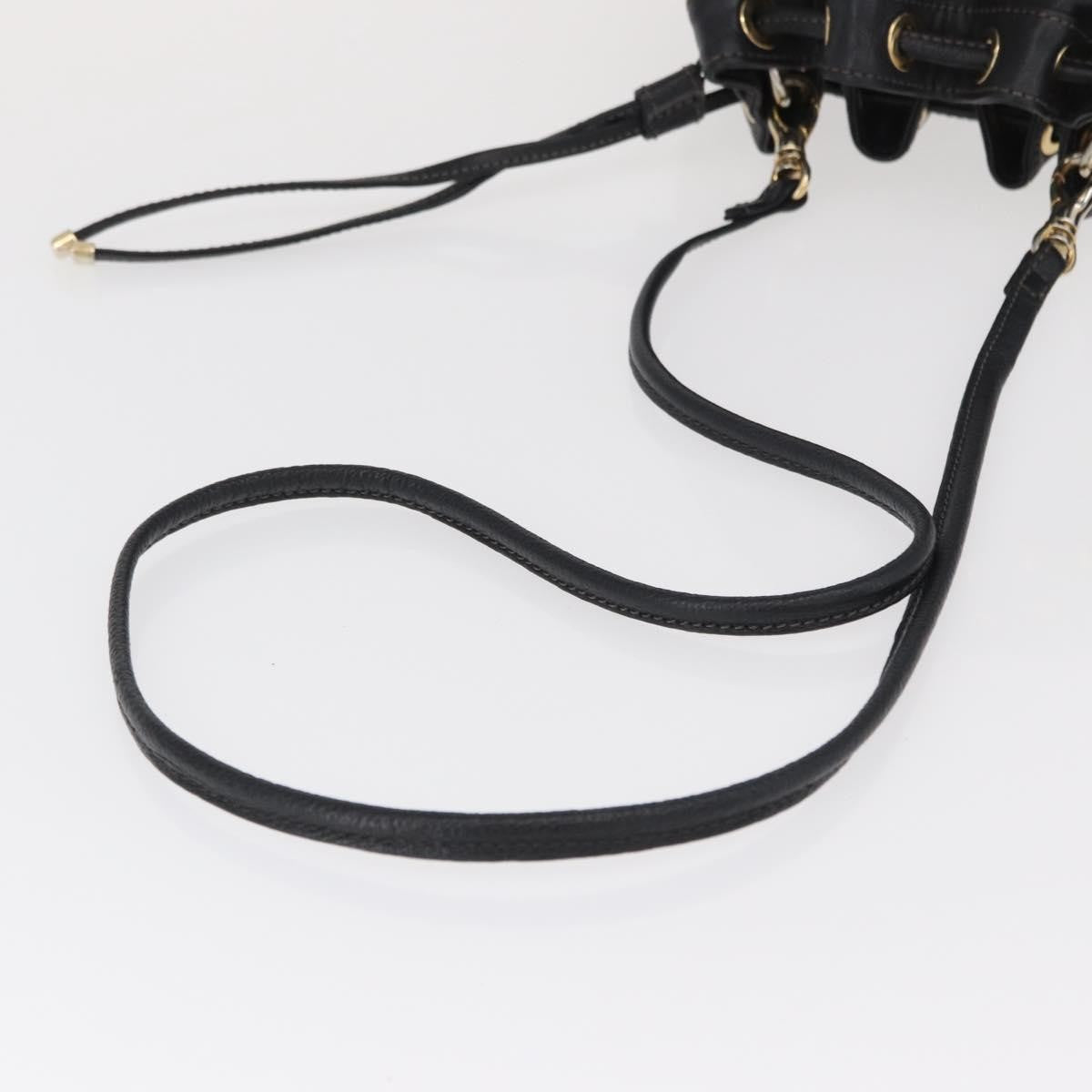 Burberry Blue Label Leather, Black, Leather, Shoulder Bag