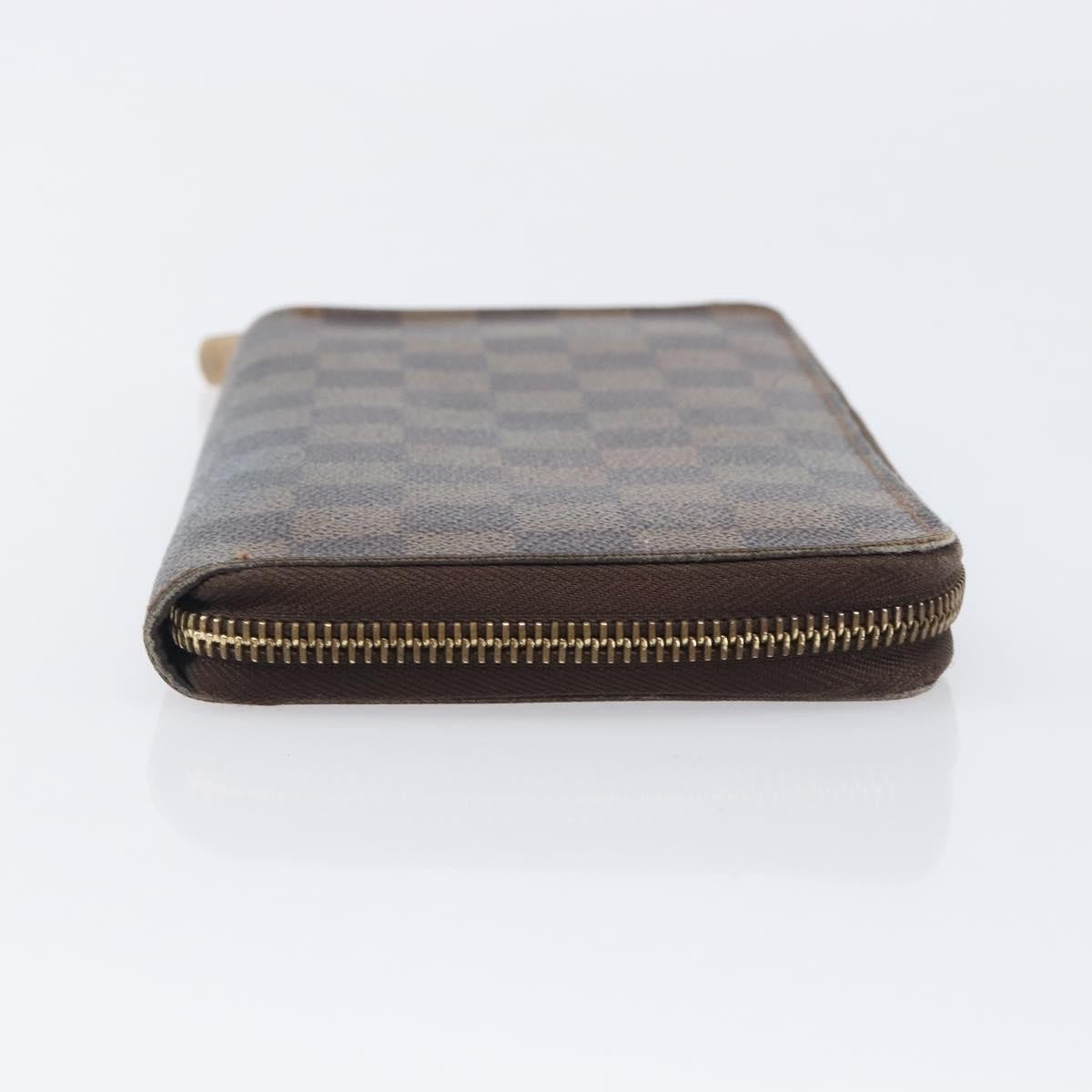 Louis Vuitton Zippy Organizer Damier, Brown, Canvas, Wallet