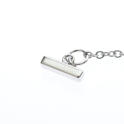 Tiffany & Co. T Smile Pendant 18K White Gold, Silver, White Gold, Necklace