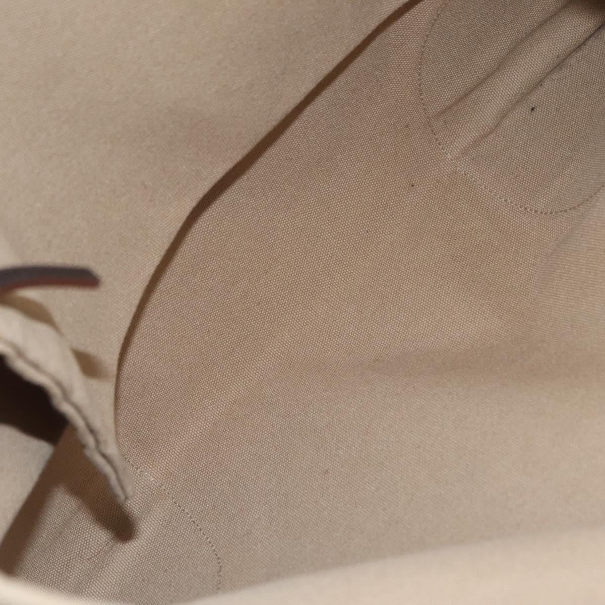 Prada Lux Convertible Open Tote Canvas and leather, Beige, Canvas, Tote Bag