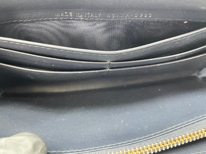Christian Dior 30 Montaigne Voyageur canvas, Navy, Canvas, Wallet
