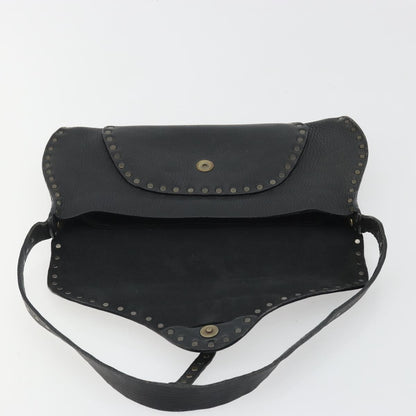 Gucci Shoulder Leather, Black, Leather, Shoulder Bag