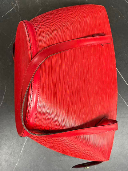 Louis Vuitton Card holder Epi Epi leather, Red, Leather, Wallet