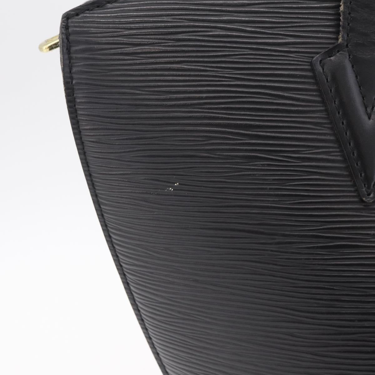 Louis Vuitton Saint Jacques Epi Leather, Black, Leather, Handbag