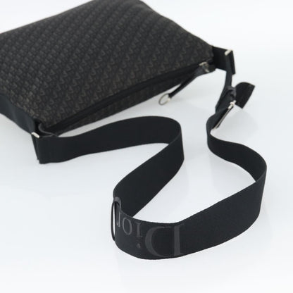 Christian Dior Vintage Trotter Canvas, Black, Canvas, Crossbody Bag