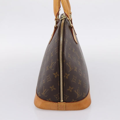 Louis Vuitton Alma Monogram Canvas, Brown, Canvas, Handbag