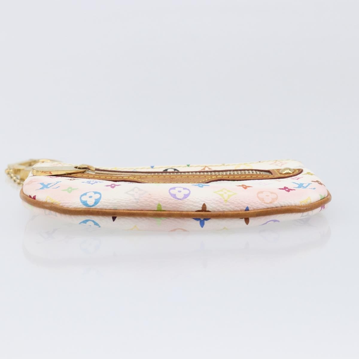 Louis Vuitton Pochette Plate Monogram Multicolor, Multicolour, Canvas, Clutch