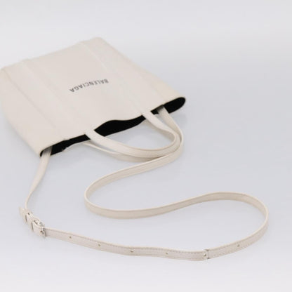 Balenciaga Everyday Leather, White, Leather, Tote Bag