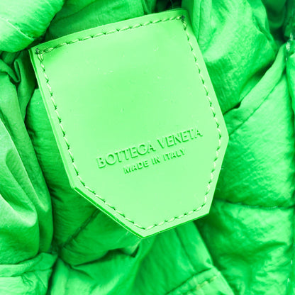 Bottega Veneta Padded Tech Cassette Intrecciato Nylon, Green, Nylon, Crossbody Bag