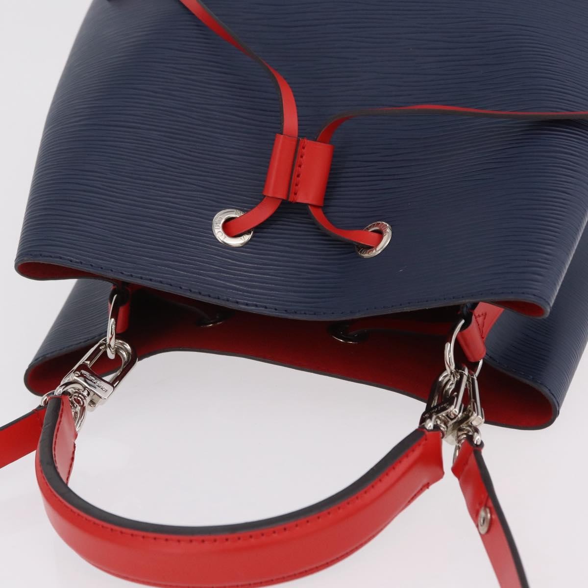 Louis Vuitton NeoNoe Limited Edition Colored Damier, Navy, Leather, Handbag