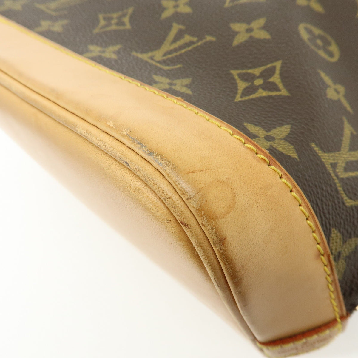 Louis Vuitton Alma Monogram Canvas, Brown, Canvas, Handbag