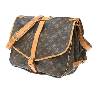 Louis Vuitton Saumur Monogram Canvas, Brown, Canvas, Shoulder Bag