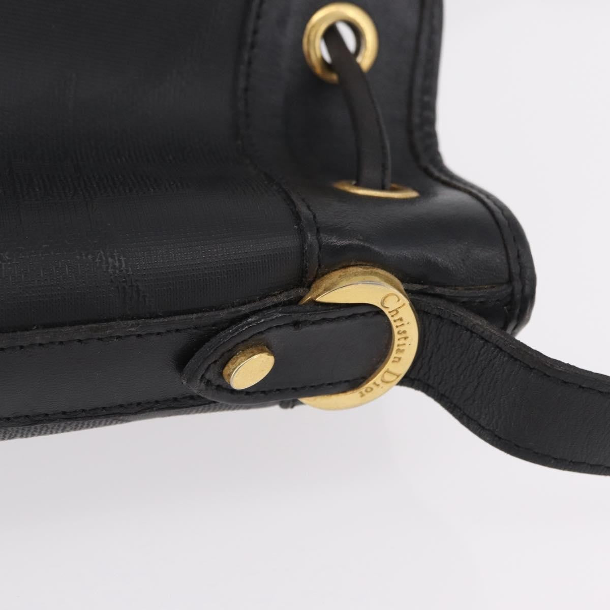 Christian Dior Trotter shoulder Canvas, Black, Canvas, Handbag