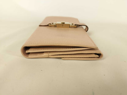 Gucci Jackie Vintage long Leather, Pink, Leather, Wallet