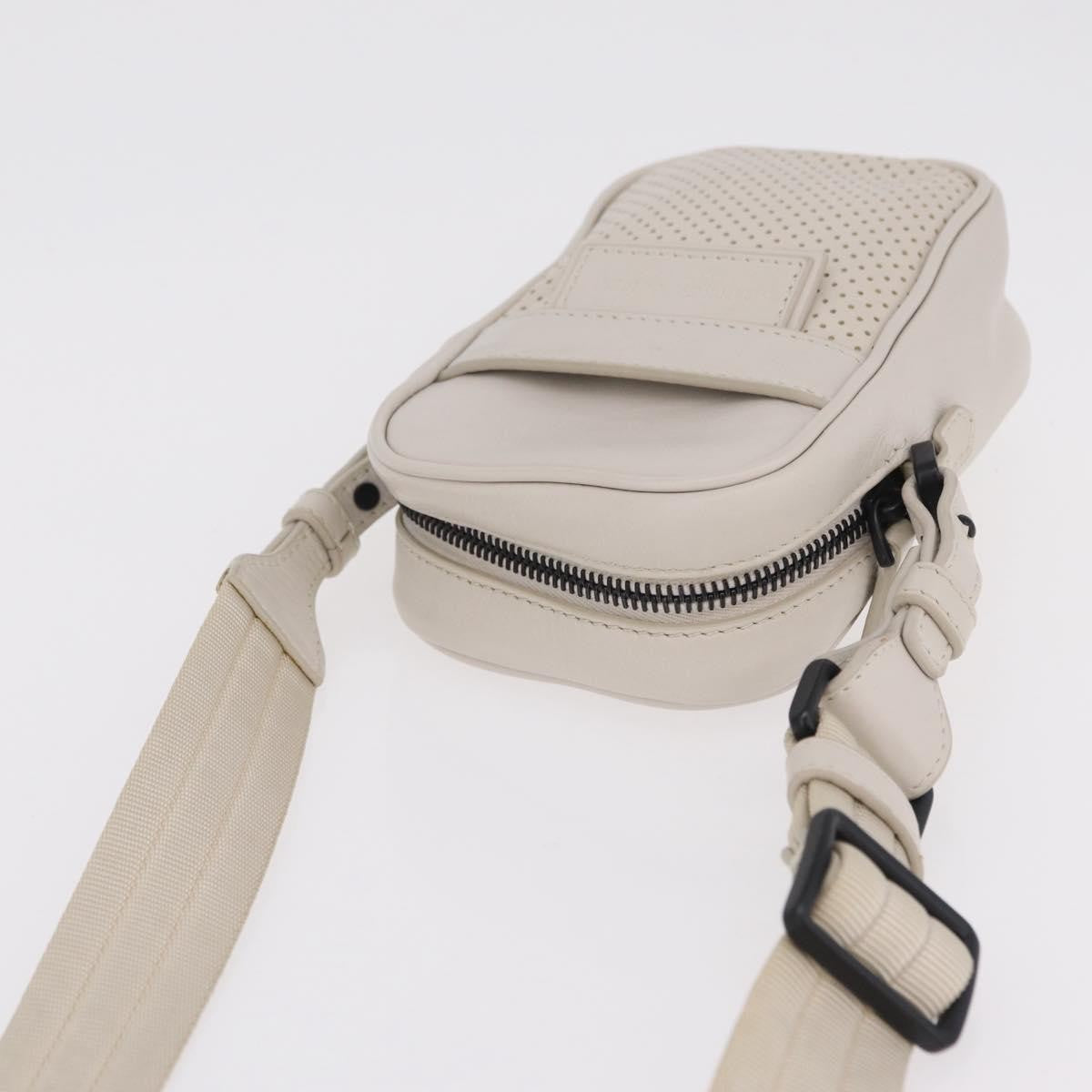 Bottega Veneta Shoulder Leather, White, Leather, Shoulder Bag