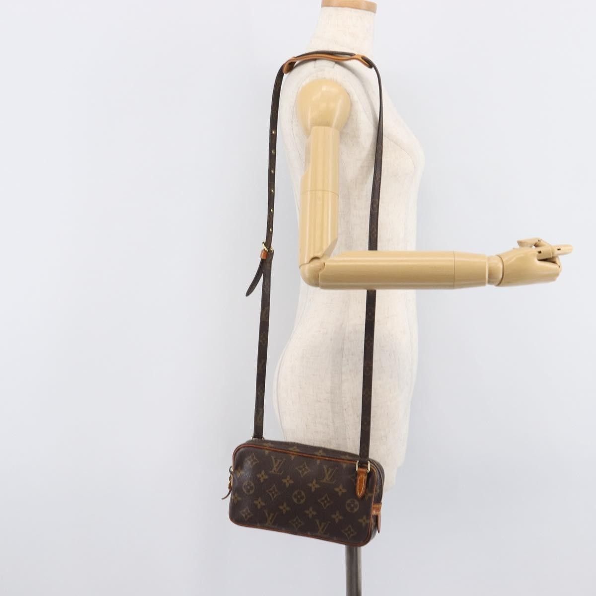 Louis Vuitton Pochette Marly Bandouliere Monogram Canvas, Brown, Canvas, Handbag