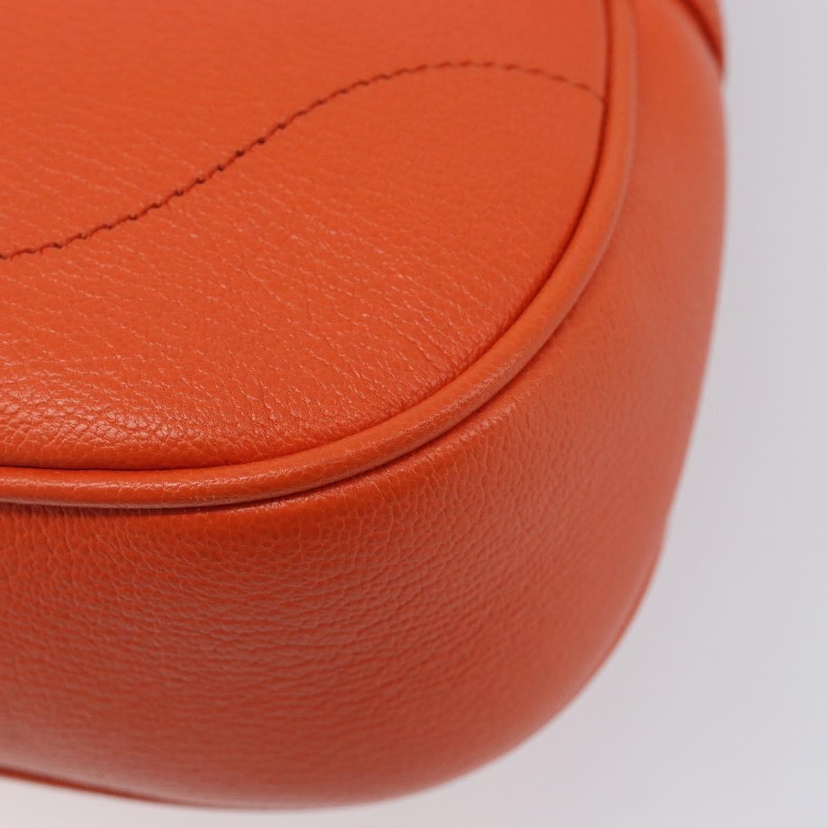 Gucci Aphrodite Leather, Orange, Leather, Shoulder Bag