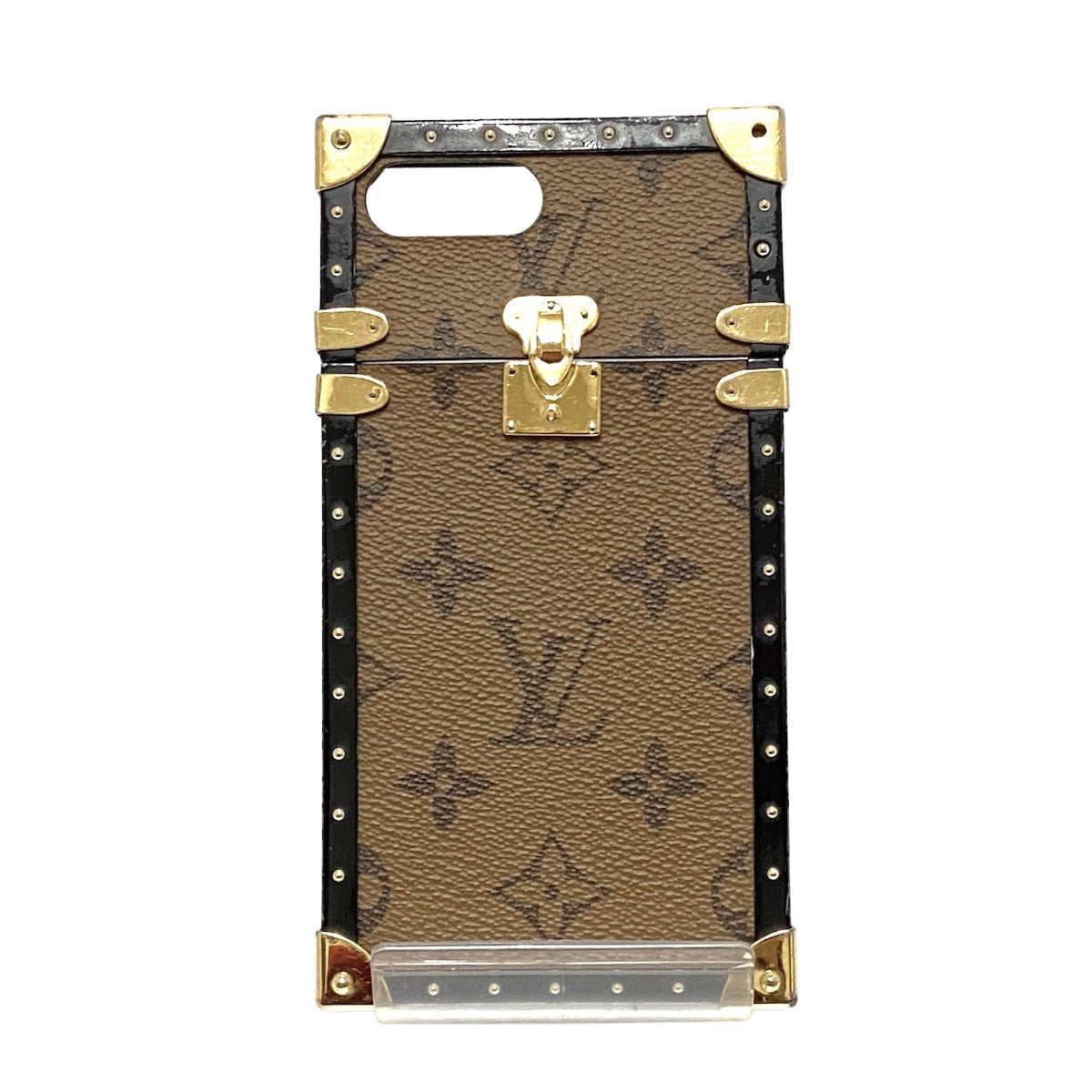 Louis Vuitton Trunk Clutch Damier Monogram LV Pop Canvas, BROWN, CANVAS, Clutche & pouche