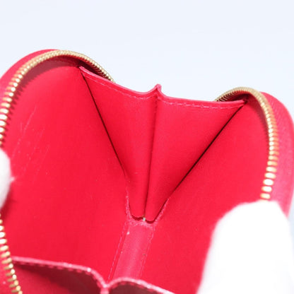 Louis Vuitton Boite Chapeau Coin Purse Monogram Vernis Animania, Red, Patent Leather, Wallet