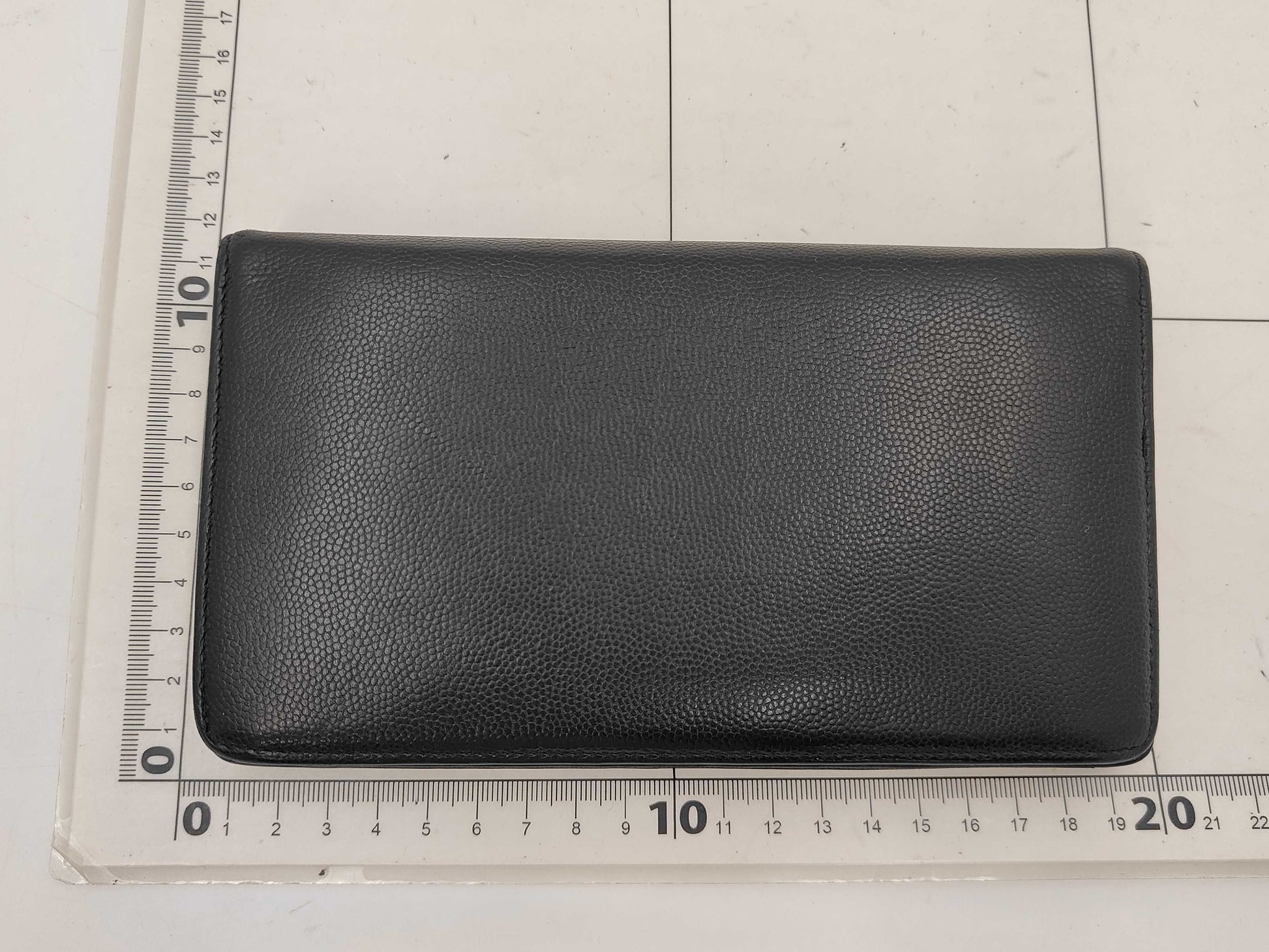 Chanel Bi-Fold Wallet Leather, Black, Leather, Wallet