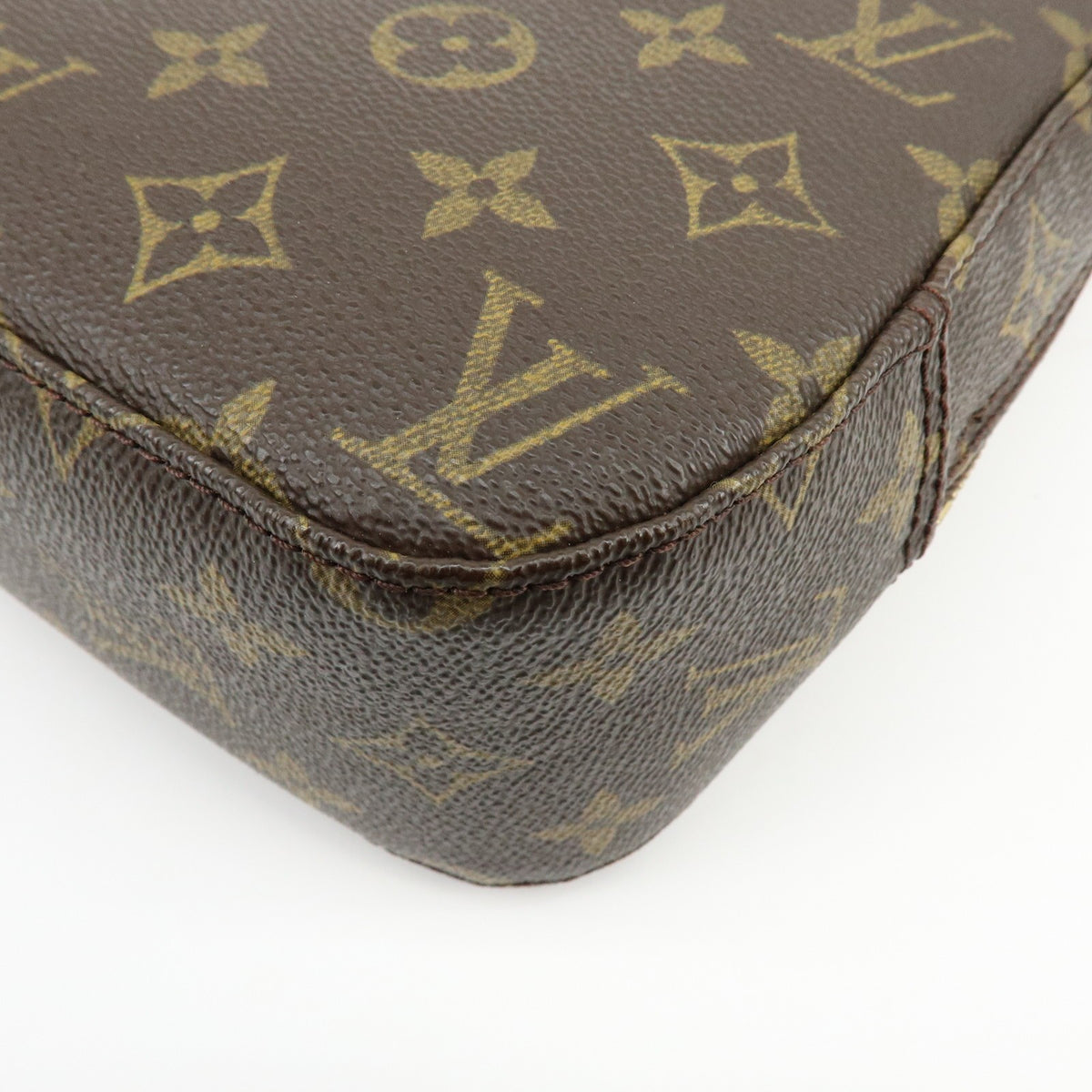 Louis Vuitton Spontini Monogram Canvas, Brown, Canvas, Handbag