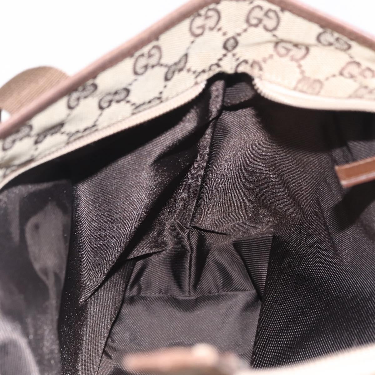 Gucci Convertible Zip GG Canvas, Beige, Canvas, Tote Bag