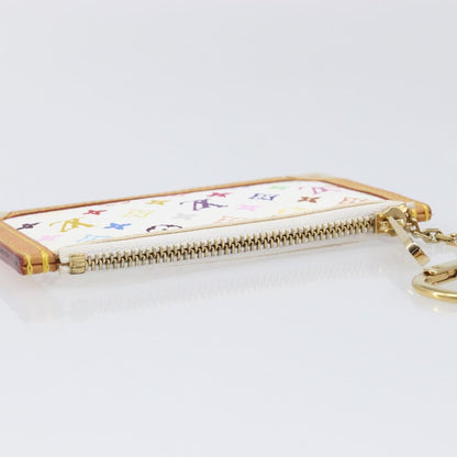 Louis Vuitton Pochette Clés Monogram Canvas, White, Canvas, Wallet