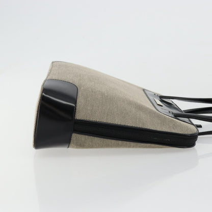Gucci Open Tote GG Canvas and Leather, Beige, Canvas, Handbag