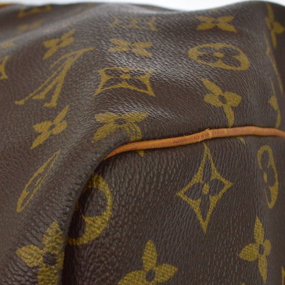 Louis Vuitton Keepall Bandouliere Monogram Canvas, Brown, Canvas, Travel Bag