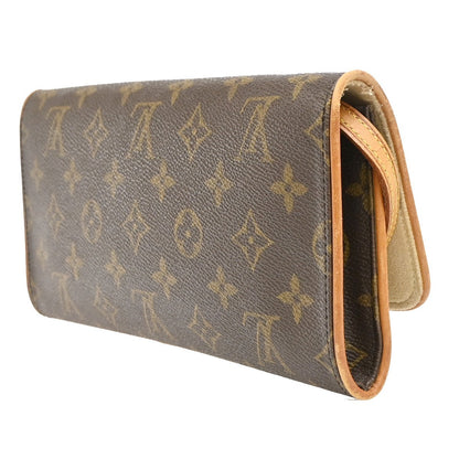 Louis Vuitton Twin Monogram Canvas, Brown, Canvas, Clutch